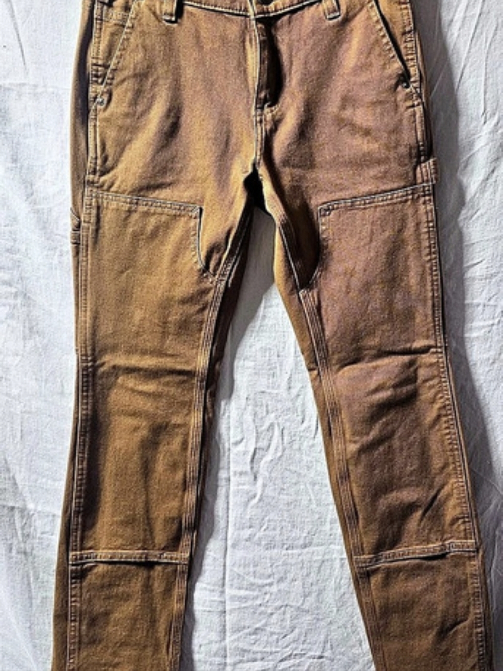 WomenCarhartt Rugged Flex Relaxed Fit Utility Double-Front Pant Brown Size 2 NWT